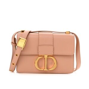 CHRISTIAN DIOR
Box Calfskin Micro 30 Montaigne Flap Bag Rose Des Vents